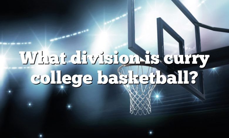 What division is curry college basketball?