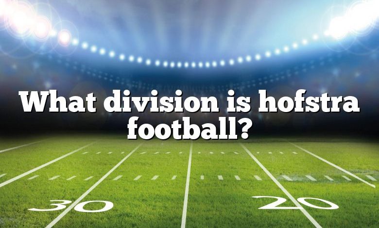 What division is hofstra football?