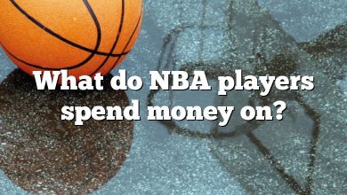 What do NBA players spend money on?