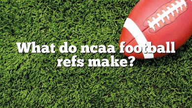 What do ncaa football refs make?