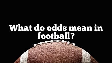 What do odds mean in football?