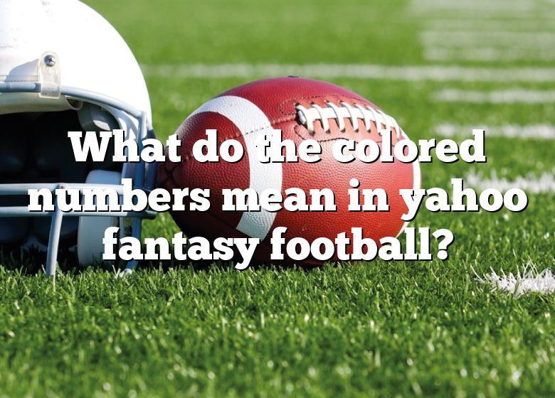 What Do The Stars Mean In Yahoo Fantasy Football