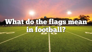 What do the flags mean in football?