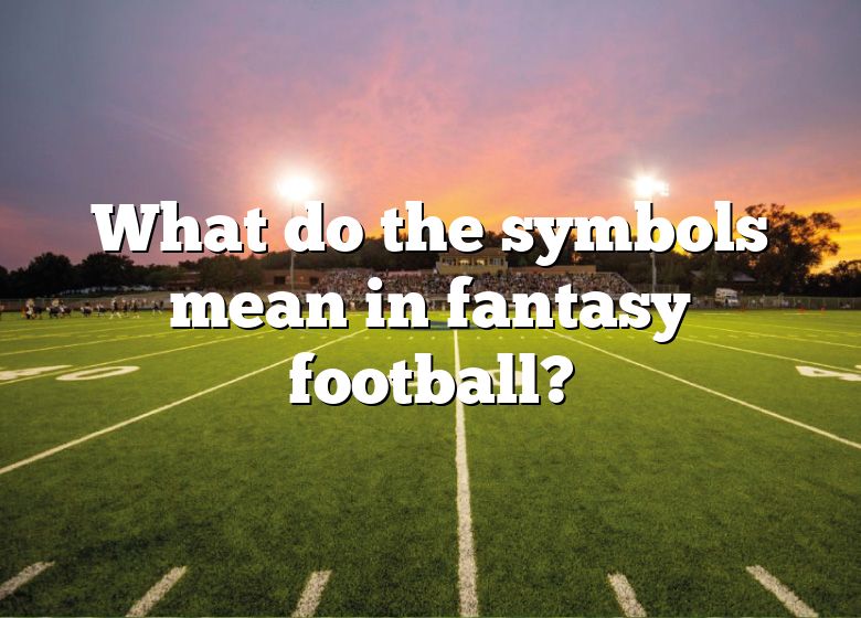 New to Fantasy Football. What do the numbers and colors for the opposing  team mean? : r/YahooFantasy