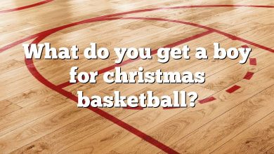 What do you get a boy for christmas basketball?