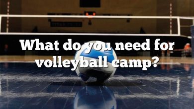 What do you need for volleyball camp?