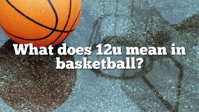 What does 12u mean in basketball?