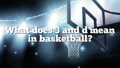 What does 3 and d mean in basketball?