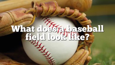 What does a baseball field look like?