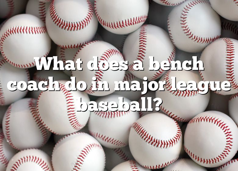 What Does A Mlb Bench Coach Make