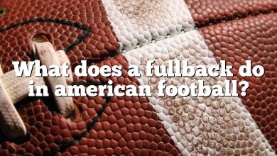 What does a fullback do in american football?