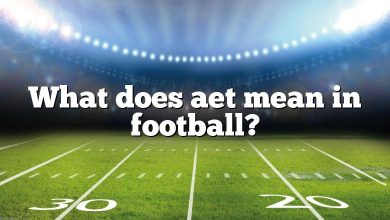 What does aet mean in football?