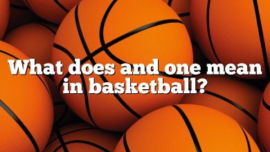 What does and one mean in basketball?