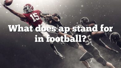 What does ap stand for in football?