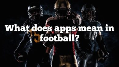 What does apps mean in football?