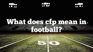 What does cfp mean in football?