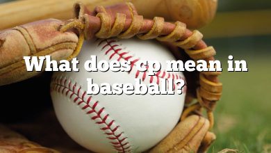 What does cp mean in baseball?