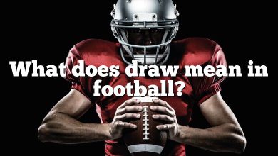 What does draw mean in football?