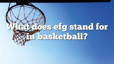 What does efg stand for in basketball?