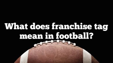 What does franchise tag mean in football?