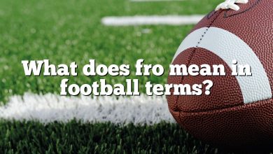 What does fro mean in football terms?