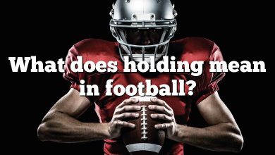 What does holding mean in football?