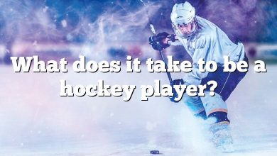 What does it take to be a hockey player?