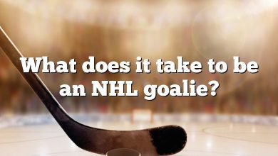 What does it take to be an NHL goalie?