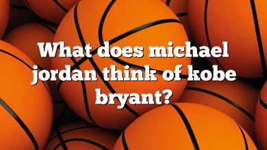 What does michael jordan think of kobe bryant?