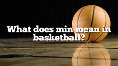 What does min mean in basketball?