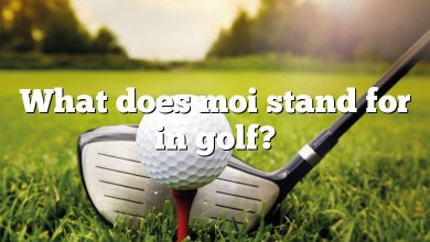 What does moi stand for in golf?