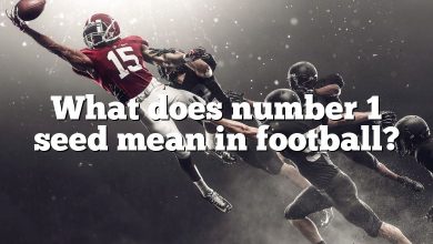 What does number 1 seed mean in football?