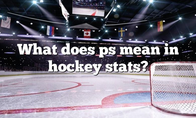 What does ps mean in hockey stats?