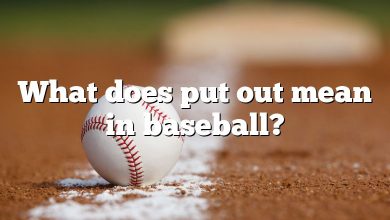 What does put out mean in baseball?
