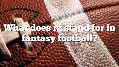 What does rz stand for in fantasy football?