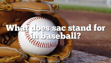 What does sac stand for in baseball?