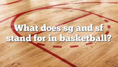 What does sg and sf stand for in basketball?