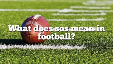 What does sos mean in football?