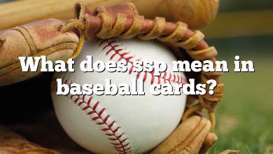 What does ssp mean in baseball cards?