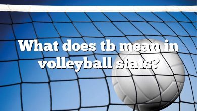 What does tb mean in volleyball stats?