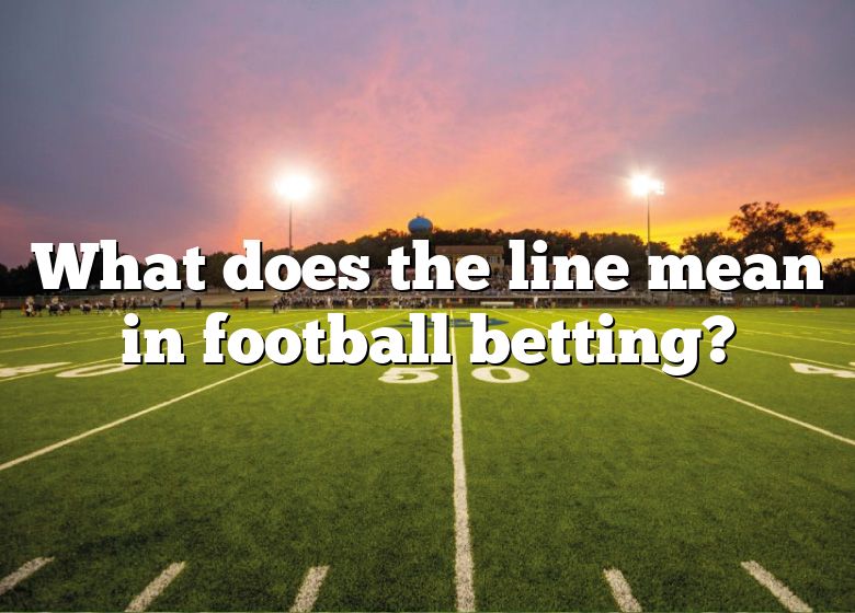 What Does On The Line Mean In Football