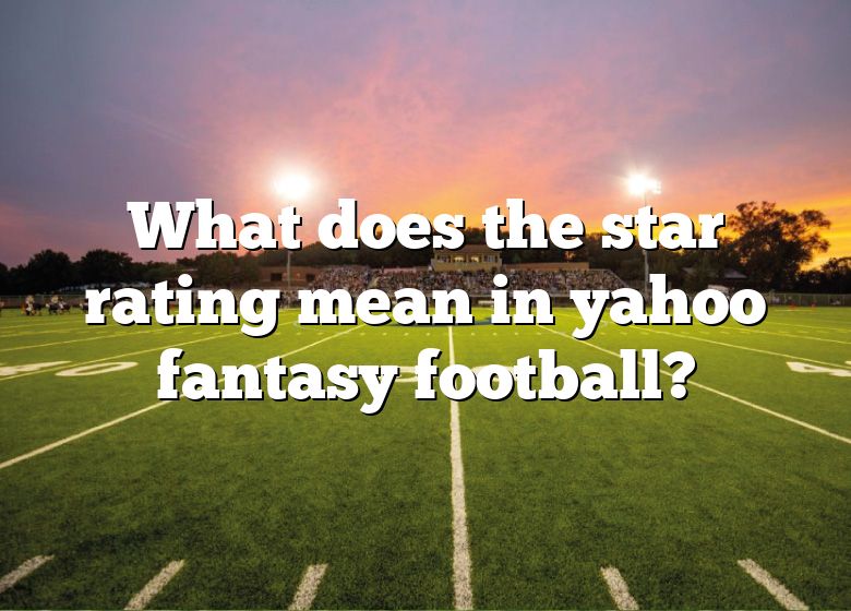 Yahoo Fantasy Football introduces levels and ratings for players