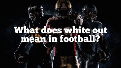 What does white out mean in football?