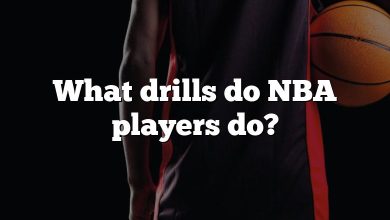 What drills do NBA players do?