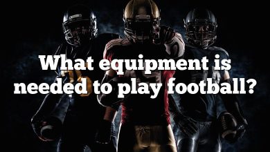 What equipment is needed to play football?