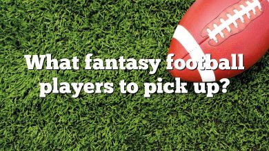 What fantasy football players to pick up?