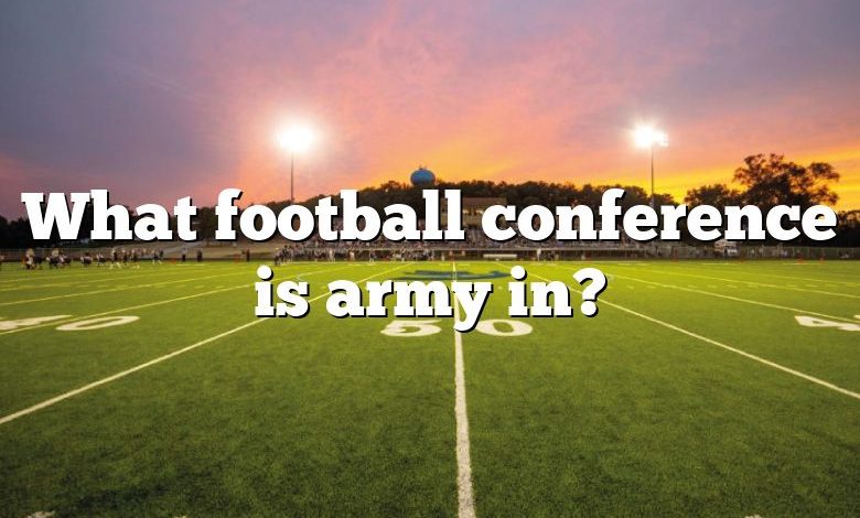 What football conference is army in?