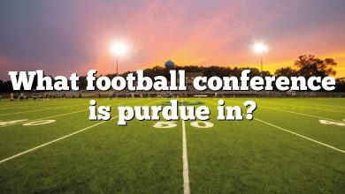 What football conference is purdue in?