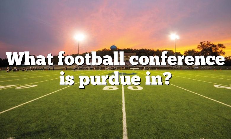 What football conference is purdue in?