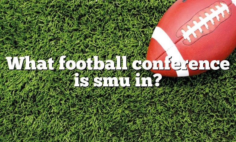 What football conference is smu in?